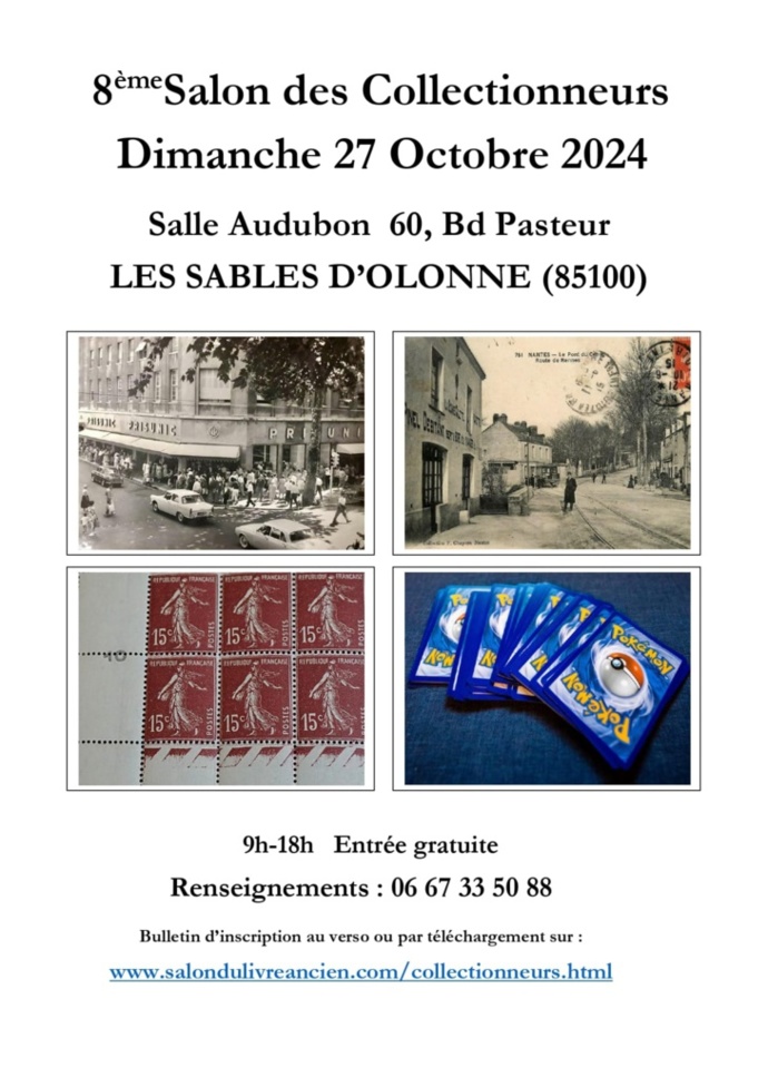 Le salon du livre ancien le 27 octobre à la salle Audubon 