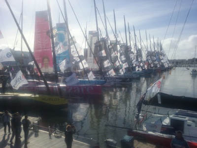 Vendée Globe: inauguration pluvieuse inauguration heureuse