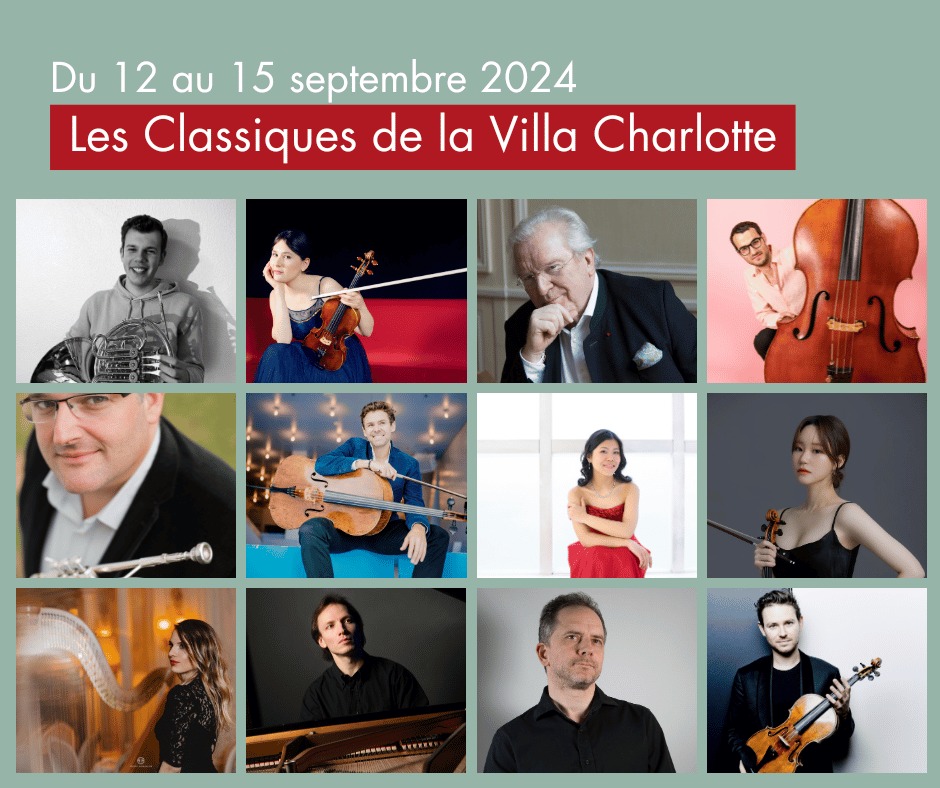 Les Classiques de la Villa Charlotte du 12 au 15 septembre 2024