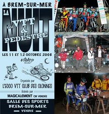 Brem-sur-Mer: nuit du VTT et des Randonneurs Pédestres 2008 les 11 et 12 octobre 