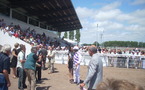 Miss France  2008 Valérie Bègue à l'Hippodrome de la Malbrande le 9 juiller dernier 