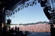 Le Festival des vieilles Charrues a enregistré  215  000 entrées en 2008.