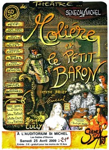 Les Sables d'Olonne : théâtre avec "Molière et le Petit Baron" le 25 avril à 21h00