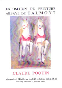 Talmont-Saint-Hilaire: exposition de Claude Poquin et Manon Mestre du 25 au 27 juillet