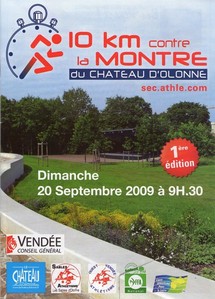 Athlétisme 1°édition du 10 km contre-la-montre le dimanche 20 septembre à 9h30  