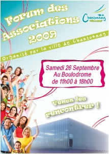 Chantonnay: forum des associations le samedi 26 septembre