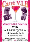 Olonne-sur-Mer: concert de Carré V.I.B le vendredi 5 février à 21h00 à la Gargotte