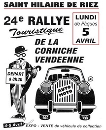 Saint-Hilaire-de-Riez: 24 ème rallye touristique les 4 et 5 avril