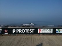 Protest Vendée Pro 2010 à Brétignolles-sur-Mer