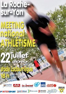 La Roche-sur-Yon: meeting national d'athlétisme de la Roche sur Yon le jeudi 22 juillet 2010