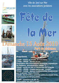 Jard-sur-Mer: fête de la Mer le dimanche 15 août à partir de 11h00