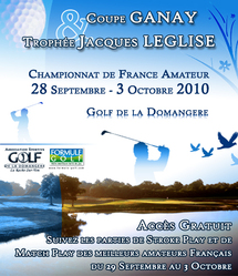 Nesmy: Championnats de France de golf du 29 septembre au 3 octobre