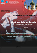 La Roche-sur-Yon:"Noël en Sainte Russie" chants sacrés orthodoxes mercredi 12 janvier à 19h00