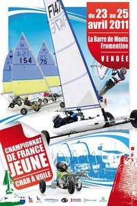 La Barre de Monts Fromentine: 26ème Championnat de France Jeune de char à voile du 23 au 25 avril