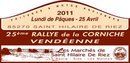 Saint-Hilaire-de-Riez: 25ème Rallye de la Corniche vendéenne du 24 au 25 avril