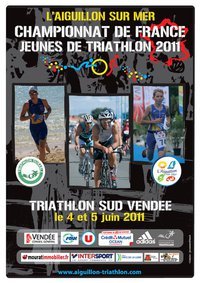 L'Aiguillon-sur-Mer: Championnat de France Jeunes de Triathlon le samedi 4 juin et Championnat de Vendée de Triathlon le dimanche 5 juin