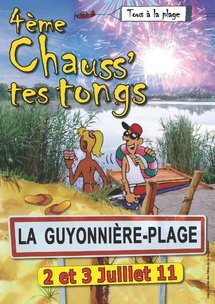 La Guyonnière: 4e édition de "Chauss tes tongs" samedi 2 et dimanche 3 juillet