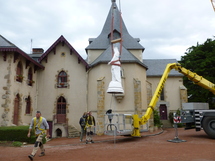 La statue en fonte n’avait pas quitté son socle depuis 119 ans