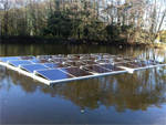 Une centrale photovoltaïque flottante (100 kWc) en Vendée !