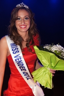 Caroline Gréau a été élue Miss Vendée 2012