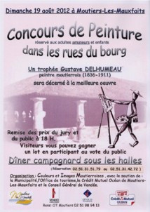 Moutiers-les-Mauxfaits: concours de peinture le dimanche 19 août à partir de 8h00