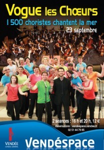 Mouilleron-le-captif: 1500 choristes au Vendéspace ce dimanche 23 septembre