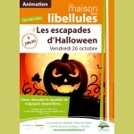 Chaillé-sous-les Ormeaux: "Les escapades d'Halloween" à la Maison des Libellules le mercredi 31 octobre à 14h30