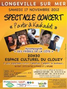 Longeville-sur-Mer: concert spectacle "Partir à Koukouldi"de la compagnie humanitaire "De Jard à Koukouldi" au profit du Burkina Faso samedi 17 novembre à 20h30