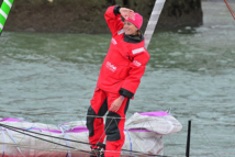 Jérémie Beyou et Samantha Davies arrivent aux Sables d'Olonne ce dimanche à 14h30 