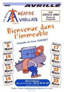 Avrillé: théâtre avec "Bienvenue dans l'immeuble" une comedie d'Yvon Taburet à partir du 9 mars