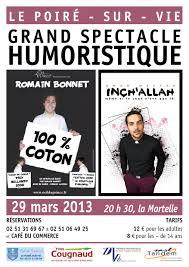 Le Poiré-sur-Vie: deux one man shows, deux univers et surtout du rire garanti ce soir à 20h45