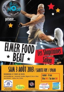 Sainte-Foy: concert de Elmer Food Beat le samedi 3 août à 19h30