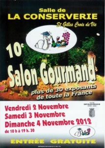 St-Gilles Croix de Vie : Salon Gourmand ce dimanche à partir de 10h00