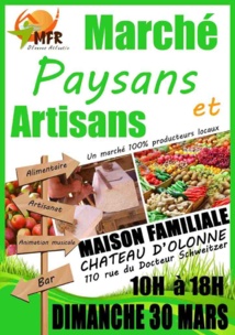 Le Château d'Olonne: Marché paysans et artisans dimanche 30 mars de 10h00 à 18h00