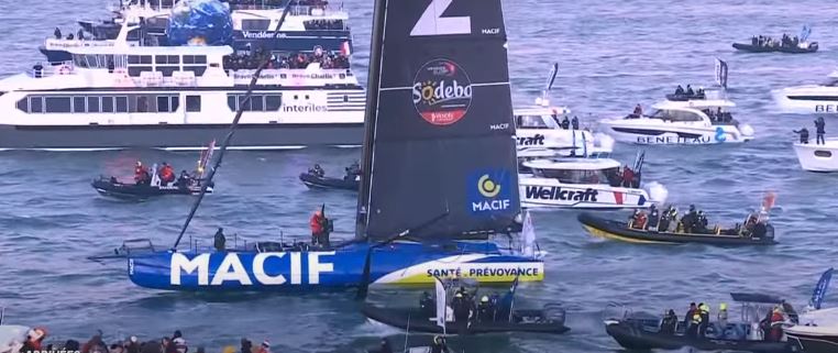 Vendée Globe :  Charlie Dalin a franchi la ligne d'arrivée ce matin