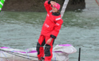 Jérémie Beyou et Samantha Davies arrivent aux Sables d'Olonne ce dimanche à 14h30 