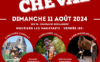 Rendez vous dimanche 11 août pour la 63 ème édition de la  fête du cheval à Moutiers les Mauxfaits