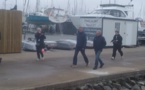 Philippe Jeantot ce matin aux Sables d'Olonne