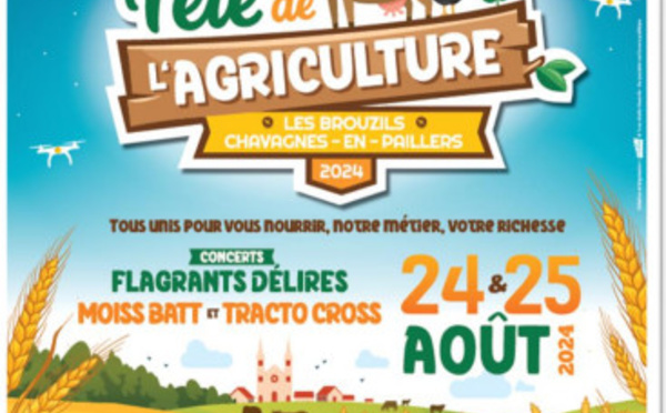 La 39ème édition de la Fête de l’Agriculture se tient ce week-end, 24 et 25 août entre les communes des Brouzils et de Chavagnes-en-Paillers – au lieu-dit « La Guibonnière ».